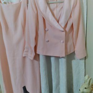 Womens long dress with jacket